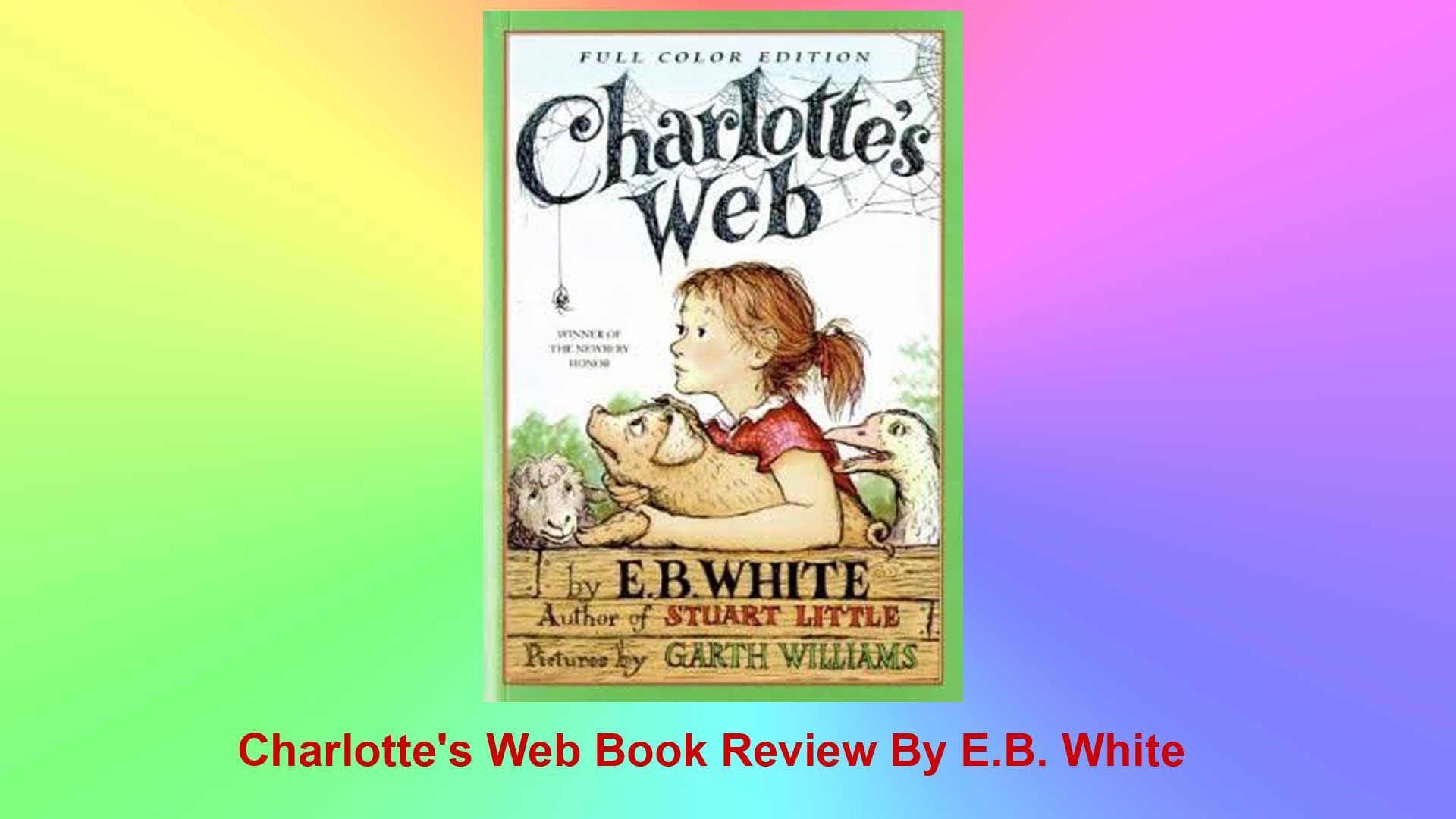 Charlotte's Web Book Review Cover Image